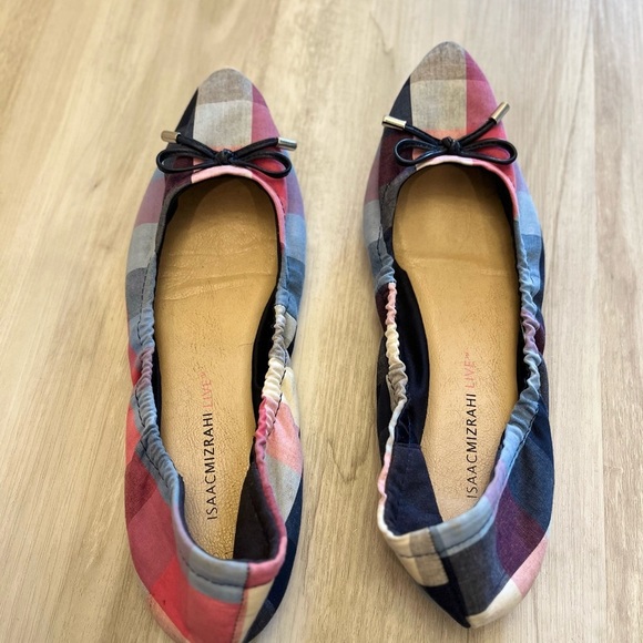 Isaac Mizrahi Women's Plaid Ballet Flats - Multicolor - Picture 1 of 5